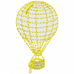 Balloons Embroidery Design 1 Balloons Embroidery Design 1